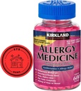 KirkIand Signature Allergie Geneeskunde Difenhydramine HCI 25 Mg, 600 Minitabs + STS Sticker.