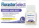 Florastor Probiotic Digest and Rest, Saccharomyces Boulardii Probiotica met Melatonine (4 mg), Natuurlijke Slaaphulp + Digestieve Ondersteuning, 40 Capsules