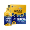 Wipala Energy Gel, Banana Coconut, 12 Pack - Cafeïnevrij, Certified Vegan, Non GMO - Clean Energy For Endurance Oefening, Running & Performance