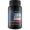 Cogni Strong Pro - Brain Health Support Supplement for Memory, Focus, Clarity, & Mood - Brain Health Supplements for Adults with Ginseng, Turmeric, Green Tea, & Vitamin D - Nootrope Brain Booster