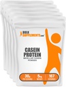 BulkSupplements.com Caseïne Proteïne Poeder - Micellar Caseïne Poeder, Slow Digesting Proteïne - Unflavored & Gluten Free, 30g per portie, 1kg (2,2 lbs) (Pack of 5)