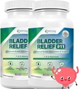 Relief Bladder 911 Force détoxifiante - pour les hommes et les femmes fournit soutien Bladder, 60 Capsules de Veggie - 2 Pack