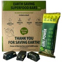 Meisje Power Protein Bars Lage Calorie Hoog Proteïne, Maaltijd Vervanging Bars voor Beste Figuur, Vegan Proteïne Snacks, Iron-Rich Proteïne Bars, Geen Suiker, Chicory Spirulina Citroen Smaak, Pack van 8 - Groene Bite