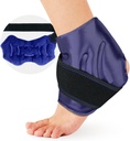 Enkel Ice Pack Wrap for Swelling, Ice Pack for Enkel Onjuries Herbruikbaar, Koude Compress therapie voor voeten pijnverlichting, Enkel Ice Wrap for Sprains, Achilles, Tendonitis, Plantar Fasciitis Blue