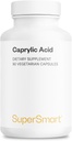 Supersmart Caprylic Acid Supplement 1350mg per dag (uit MCT-olie) - Middelzware-Chain-triglyceriden Verzadigd vetzuur - octaanzuur 