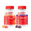 SmartyPants Gommies multivitamines pour enfants et Immunity Gommies d'anciennes baies Bundle: Multi enfants avec plus de 15 nutriments quotidiens et supplément de soutien aux Immunes d'anciennes baies, 30 jours d'approvisionnement