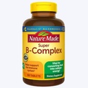 Nature Made Super B Energy Complex, dieetsupplement voor hersencelfunctieondersteuning, energieondersteuning en zenuwsysteemondersteuning, 460 tabletten, 460 dagen levering Snelle RE-orderkaart.