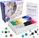 Old Nobby Organic Chemistry Set (425 pc) Molecular Model Kit met Atoms, Bonds, Guide, Bond Removal Tool - STEM Science Kits for Kids Speelgoed Chemistry Set voor studenten Leraren Jonge Wetenschappers