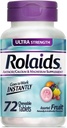 Rolaids Antacid Calcium & Magnesium Supplement Ultra Strength Tablets, Fruit 72 ea (verpakking van 4)