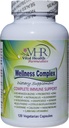 VHR Wellness Complex Immune Boosting Formula met Echinacea, Goldenseal, Knoflook, Probiotica, Vlierbes, Astragalus, Grapeseed, Cayenne, Bioflavonoïden, Eleuthero, Ginger, VIT. C, Zink. 120 Veg caps