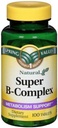 Spring Valley Super B-complex, voedingsondersteuning, 100 tabletten