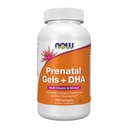 NU Supplementen, Prenatale Gels + DHA met 250 mg DHA per portie, plus Borage Oil (GLA), 180 Softgels