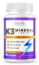 ZELSO K3 Mineraal gewichtsverlies pillen voor vrouwen en mannen, K3 Mineraal pillen - K3 Zout Mineraal, Vitamine + K3 Capsules supplement voor Keto gewichtsverlies - 1 maand levering