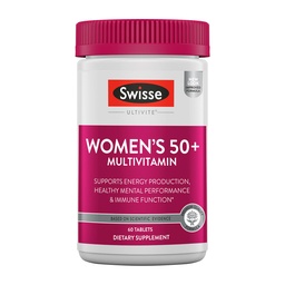 Swisse Daily Multivitamine for Women 50 and Over 41 Vitaminen, Antioxidanten en Mineralen + Adaptogenen 