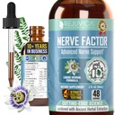 Rejuvica Health NerveFactor - Advanced Nerve Support Supplement - Liquid Delivery for Better Absorptie - Acetyl-L-Carnitine, Alpha Lipoic Acid, Vitamine B12, Folic Acid, White Willow Bark & Meer!