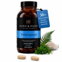 Hush & Hush Beauty Multivitamin for Women – Marine Collagen, Hyaluronic Acid, Vitamin C & B12 for Skin Glow & Energy – Clinically Proven Anti-Aging Supplement with Zinc & Antioxidants – 60 Tablets