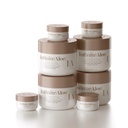 InfiniteAloe complete huidverzorging, Aloë Vera aangedreven gezicht en lichaamscrème voor droge huidverlichting, geurenvrij - 4 Large Jar 8 oz & 4 Travel Jar 0,5 oz