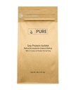 PURE ORIGINEEL INGREDIËNTEN Sojaeiwitisolaat (4 lb) Altijd zuiver, geen fillers of additieven