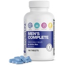 Bronson One Dagelijkse Mannen Complete Multivitamine Multiminerale Eenmaal daags Multi voor Actieve Mannen, 180 Tablets