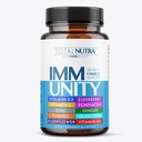 10-In-1 Immuun Ondersteuning Supplement: Immuun Boosters voor volwassenen & kinderen Dagelijkse immuniteit verdediging met belangrijke Immuun Systeem Vitaminen Zink, Vitamine C en D, Plus Vlierbes, Quercetin, Echinacea & Meer, 60 Caps