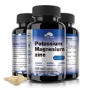Kalium Magnesium Supplement 1000mg, Magnesium Kalium Zink Aspartaat Ondersteuning Vasculaire, Bot, Hart, Spier & Zenuw Gezondheid, Non-GMO, Vegan, (120 Capsules)