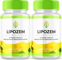 Nieuwe Lipozem Capsules, Lipozem Advanced Formula Supplement, Lypozem Natural Ingrediënten Reviews (60 Capsules)(2 Pack)