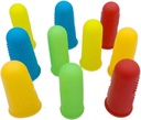 Silicone Finger Protecteur, JDWG 10 pcs Finger Covers Doigts, Glue Hot Gun Caps de Doigt, Manches de Doigt, Great for Trigger Finger/Finger Cracking/Finger Arthritis/Finger Callus. (Mix Couleur)