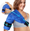 Atsuwell bandoulière bandoulière rotator Cuff Cold Compression, gel réutilisable bandoulière bandoulière, bras souple sac froid pour hommes et femmes, bleu