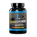 eFlow Nutrition Turkestérone Supplément pour hommes [Pureté la plus élevée] + Cyclodextrine pour Haute Absorption - Augmenter l'endurance, la croissance musculaire maigre et la récupération, Boosts Drive - 3ème partie testée (60 capsules)
