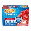 Emergen-C Immune+ Triple Action Immune Support Powder, BetaVia (R), 1000mg Vitamine C, B Vitaminen, Vitamine D en Antioxidanten, Raspberry, Terug naar School Essentials
