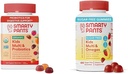 SmartyBants Kids Multivitamine Gummies Bundle: Biologische Probiotica, Omega 3, Vitaminen D3, C, B12, B6, A, K & Zink Immune Ondersteuning, Suikervrije Aardbei Banana, 164 Tel.