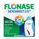 Flonase Sensimist Allergy Relief Nasal Spray pour Altergy Non-Drowsy, 24 heures sur 24 – 60 sprays