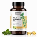 Vegan Wild Oregano Oil Capsules Biologische, 86-90% Carvacrol - 125mg Olie van Oregano per Softgel - Immuun en Digestieve Ondersteuning, Natuurlijke Antioxidant, Vegan, Niet GGO, 120 Capsules