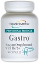 TRANSFORMATION THE GENESIS OF GOOD HEALTH Gastro Enzyme Supplement with Herbal Blend & Vitamin E, Formula to Alleviate Gastrointestinal Discomfort, Support for Relief of Heartburn, 90 Capsules