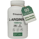 PRISTINE'S L Arginine Supplementen voor mannen en vrouwen - 1000 mg Capsules 90 dagen Levering Nitric Oxide & Pre Workout Aminozuur Ondersteuning