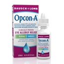 Opcon-A Allergie Oogdruppels door Bausch + Lomb, voor jeuk en roodheid verlichting, rode en jeukende ogen Antihistamine oogdruppel, klinisch bewezen behandeling, 0,5 Fl Oz