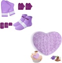 Atsuwell Chemo Care Pakket Cadeau voor vrouwen en mannen & geparfumeerde Lavendel Gooi Kussen en Vlaszaad Fluffy