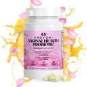 Probiotiques vaginaux pour les femmes, supplément de santé vaginale - 6 milliards de CFU Probiotique pour l'équilibre du pH, promouvoir l'odorat vaginal sain et la flore vaginale, 60 comtes (paquet de 1)