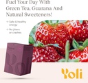 Yoli® Passion Energy Drink Powder Mix - Natural Energy Drink Mix voor uithoudingsvermogen en uithoudingsvermogen, 30 Packets - Berry
