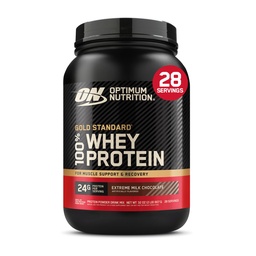 Optimale voeding Gold Standaard 100% Wei Proteïne Poeder, Extreme Melk Chocolade, 2 Pond (verpakking van 1) (Verpakking mei Vary)