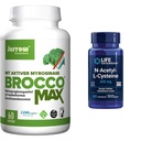 Jarrow BroccoMax Sulforaphane Generator en Life Extension N-Acetyl-L-Cysteine Immune & Respiratory Support Bundle, 60 Tellen Elk