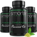 (3 Pack) Slimmer L-Theanine 250mg supplement, in niet-GMO Vlaszaadolie, 150 Liquid Softgels