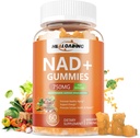 NAD+ Gummies NAD Resveratrol Supplément : NAD Suppléments pour les femmes Vieillissement Défense Absorption que Nicotinamide Riboside Boost Vitamine B3 D3 Sodium Zinc Support Cellulaire Santé Énergie et ADN Réparation