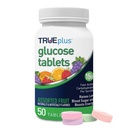 TRUEplus® Glucose Tablets, Assorted Flavor (Grape, Raspberry, Orange) - 50ct Fles (1)