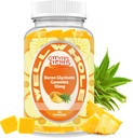 Boron Glycinate Gummies 10mg, CoQ10 100mg, Help Absorptie van Calcium en Magnesium, Interacties met Vitamine D, 60 Tellingen