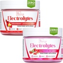 My Adventure to Fit Refreshing Hydration Electrolytes Powder with Zero Sugar, Bundle, Watermeloen Candy & Strawberry Limonade Flavors
