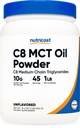 Nutricost C8 MCT Oliepoeder 1LB (16,2oz) - 95% C8 MCT Oliepoeder