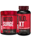 Ge Jacked Factory Nitrosurge Shred Thermogenic Pre-workout in Fruit Punch & N.O. XT Nitric Oxid Booster voor mannen & vrouwen