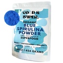 Organisch Blue Spirulina Powder - Bulk 1 Pond Pack, 100% Phycocyanine, Pure Superfood van Blue Algen - voor Natural Food Coloring, Smoothies & Proteïne Dranken, Vegan - Pure Water Extracted