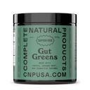 Gut Greens Superfood Powder Formula Supplement - Amazing Raw Digestive Enzyme Supplements Grass Mix, 9oz, 30 porties